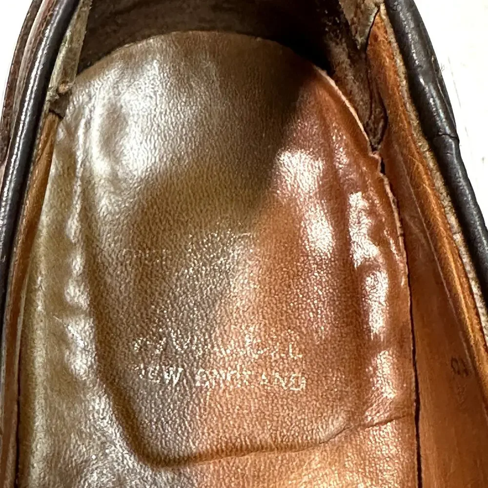FULLY RESOLED Alden 662 Tassel Moccasin Loafer (Burnished Tan Calf) USA 12 A/C